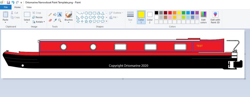 Narrowboat Paint Design Tool - The Sumpners Afloat